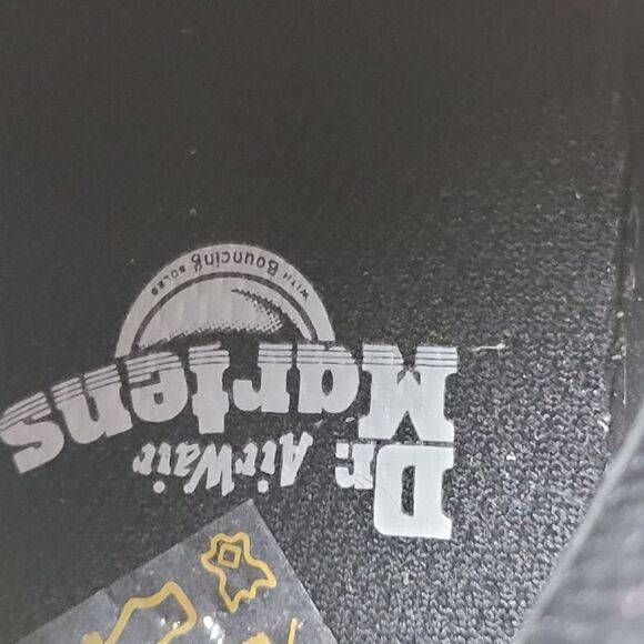 Dr. Martens Air Wair Kids Combat Boots Size 3 Pink Patent Boots Bouncing Soles - Picture 8 of 9